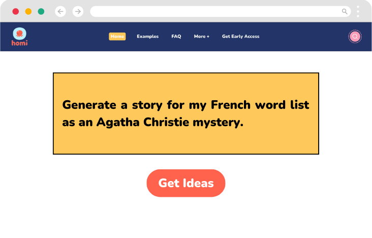 Learn French vocabulary as an Agatha Christie mystery