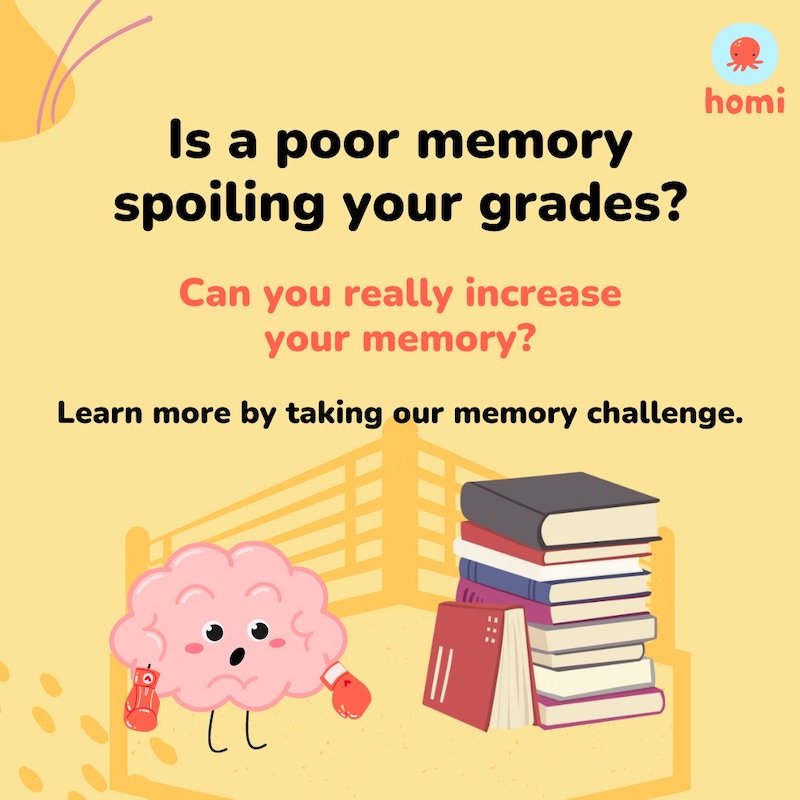 Is a poor memory spoiling your grades