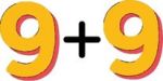 9+9
